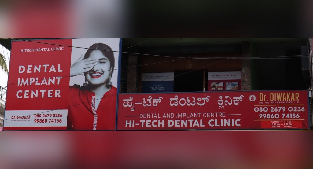 Hi-Tech Dental Clinic & Dental Implant Center Official Signboard & Facade