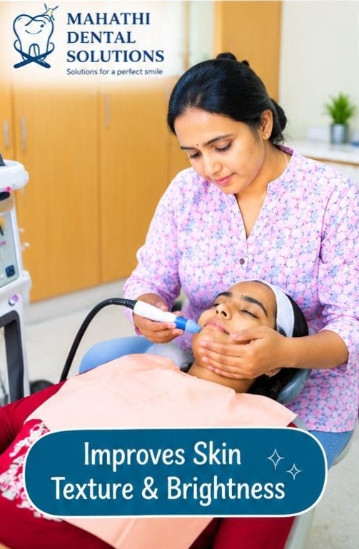 Improves Skin Texture & Brightness - Hydra Facial at Mahathi Dental Solutions